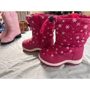 Apakowa Kid's Girls Cold Weather Snow Boots (Toddler/Little Kid)